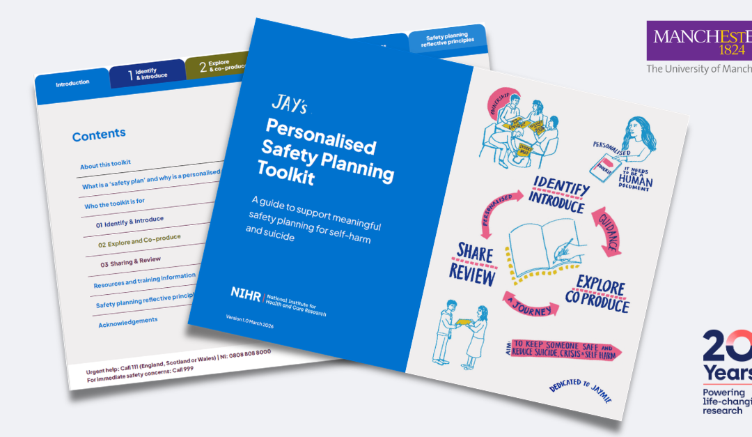 Launch event: Jay’s Personalised Safety Planning Toolkit for Suicide Prevention